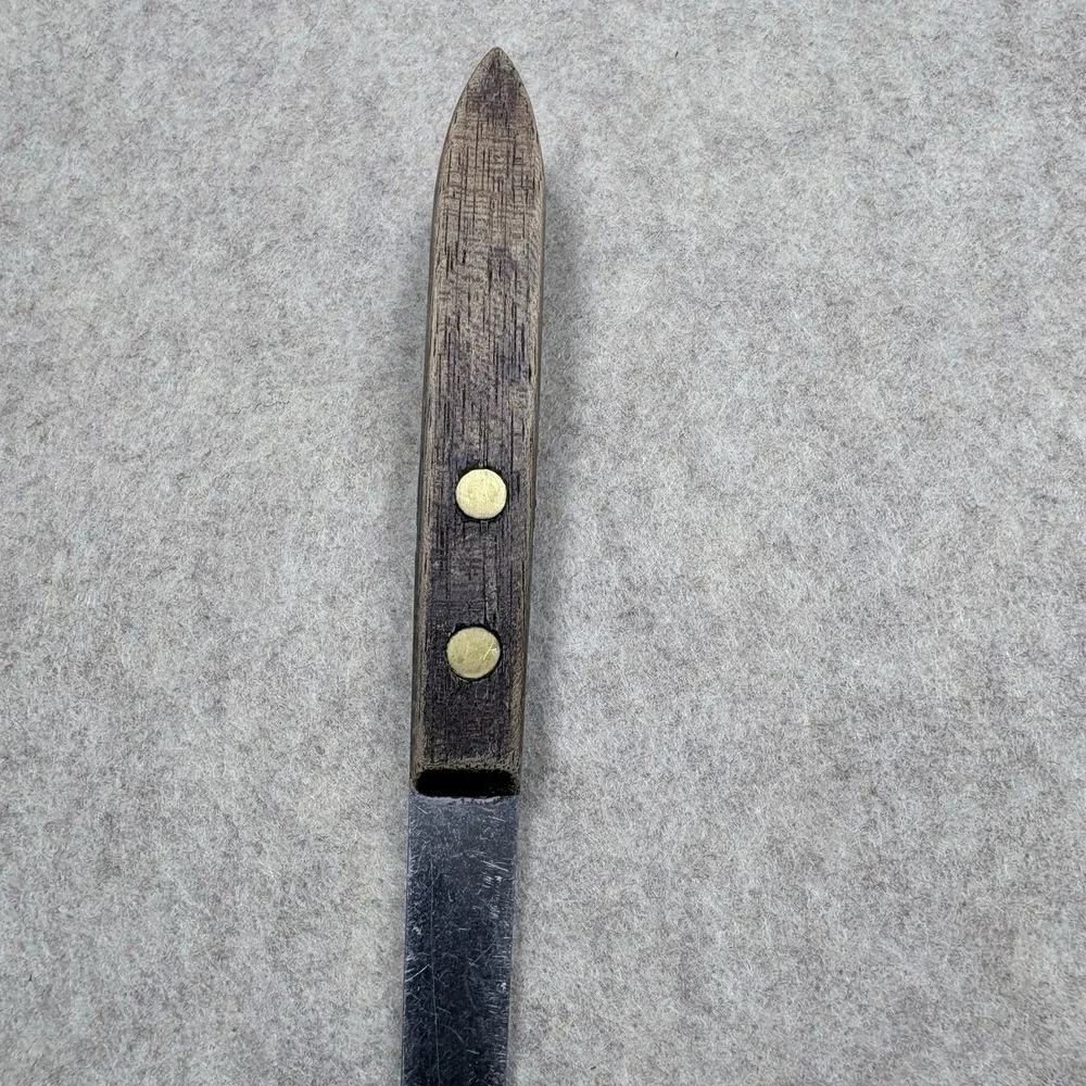 Warco Phillips 66 Slotted Spatula Turner, Stainless Steel & Wood Handle 9